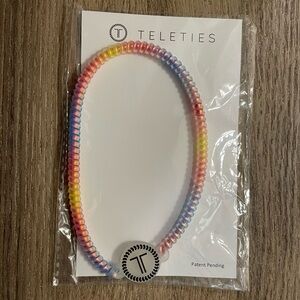 Teleties Pastel Rainbow Spiral Headband - Eat Glitter for Breakfast